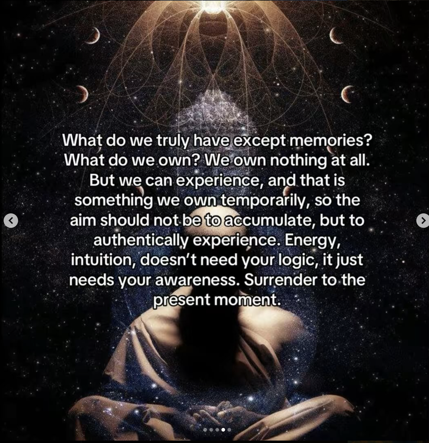 Community Image - 'What do we truly have except memories?'